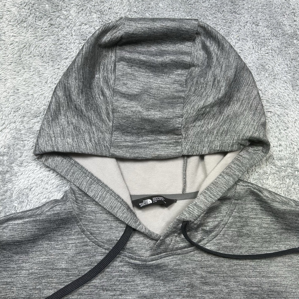 The North Face Hoodie Mens L Gray Pullover Sweatshirt Skate Grunge Activewear - Picture 7 of 14